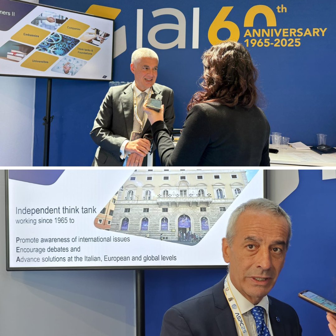 AffarInternazionali (@affint) on Twitter photo Durante la #ASPC2025 organizzata da <a href="/ItalianAirForce/">Aeronautica Militare</a> in partnership con <a href="/IAIonline/">Istituto Affari Internazionali - IAI</a> abbiamo intervistato protagonisti di aerospazio e difesa: Lorenzo Mariani, Gen. Luca Goretti, <a href="/AschbacherJosef/">Josef Aschbacher</a>, <a href="/Valente_Teodoro/">Teodoro Valente</a>, <a href="/massimoc_square/">Massimo c comparini</a> e <a href="/WalterVilladei/">Walter Villadei</a>
🔜 affarinternazionali.it! Durante la #ASPC2025 organizzata da <a href="/ItalianAirForce/">Aeronautica Militare</a> in partnership con <a href="/IAIonline/">Istituto Affari Internazionali - IAI</a> abbiamo intervistato protagonisti di aerospazio e difesa: Lorenzo Mariani, Gen. Luca Goretti, <a href="/AschbacherJosef/">Josef Aschbacher</a>, <a href="/Valente_Teodoro/">Teodoro Valente</a>, <a href="/massimoc_square/">Massimo c comparini</a> e <a href="/WalterVilladei/">Walter Villadei</a>
🔜 affarinternazionali.it!