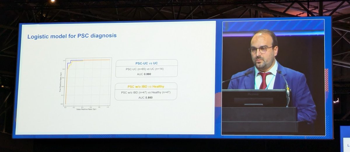 Cristina Alonso (@calonso_owl) on Twitter photo Amazing presentation of <a href="/PMRodrigues19/">Pedro Rodrigues</a> this morning in the General Session 2 at #EASLCongress: Novel 3-in-1 metabolomic test for early diagnosis & risk stratification of PSC & CCA.
Well deserved Best Oral Clinical presentation! 👏👏
Big congrats to all the team & collaborators. Amazing presentation of <a href="/PMRodrigues19/">Pedro Rodrigues</a> this morning in the General Session 2 at #EASLCongress: Novel 3-in-1 metabolomic test for early diagnosis & risk stratification of PSC & CCA.
Well deserved Best Oral Clinical presentation! 👏👏
Big congrats to all the team & collaborators.