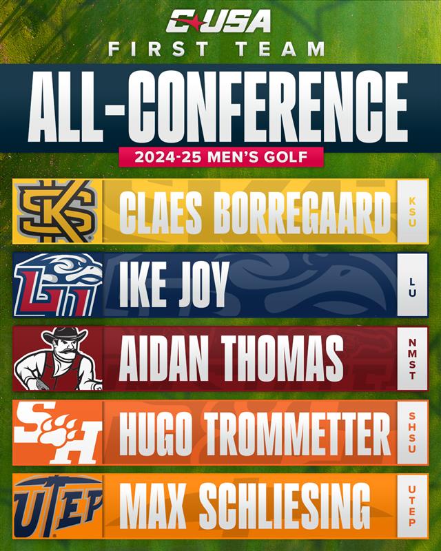 🏌️‍♂️2024-25 MEN'S GOLF FIRST-TEAM ALL-CONFERENCE🏌️‍♂️

#NoLimitsOnUs | bit.ly/4iYodCp