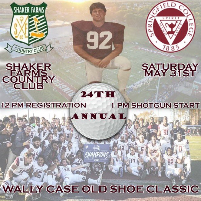 3 Weeks away from the Wally Case Old Show Golf Classic‼️🔻

Can’t wait to reconnect with members of the Brotherhood‼️🔻

Sign up 🔗 - advance.springfield.edu/e/old-shoe-gol…

#LTBR