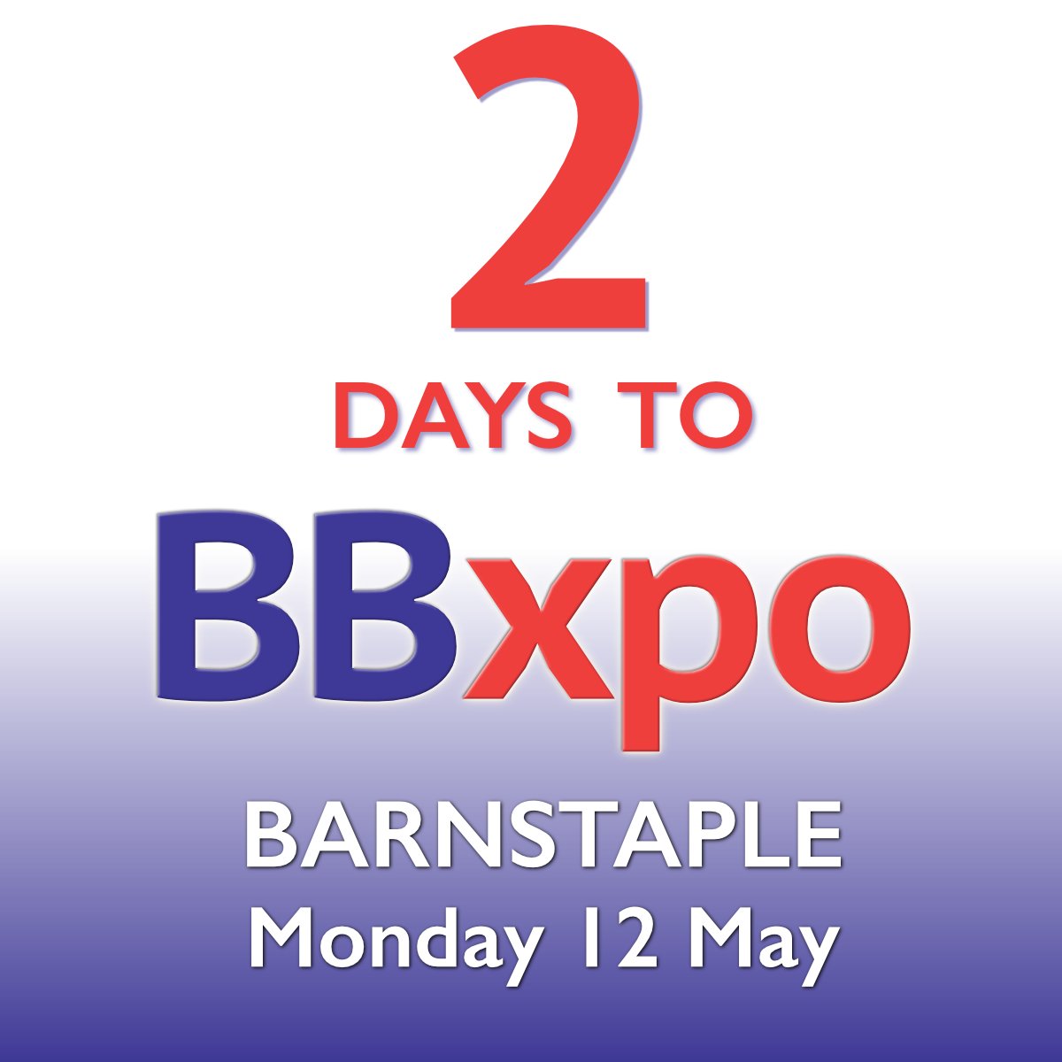 Enjoy your weekend.

We hope you are refreshed on Monday 12 May in time for BBxpo in Barnstaple Pannier Market.

businessaction.peak-online.com/list-booking/b…

#ndevon #northdevon #bbxpo