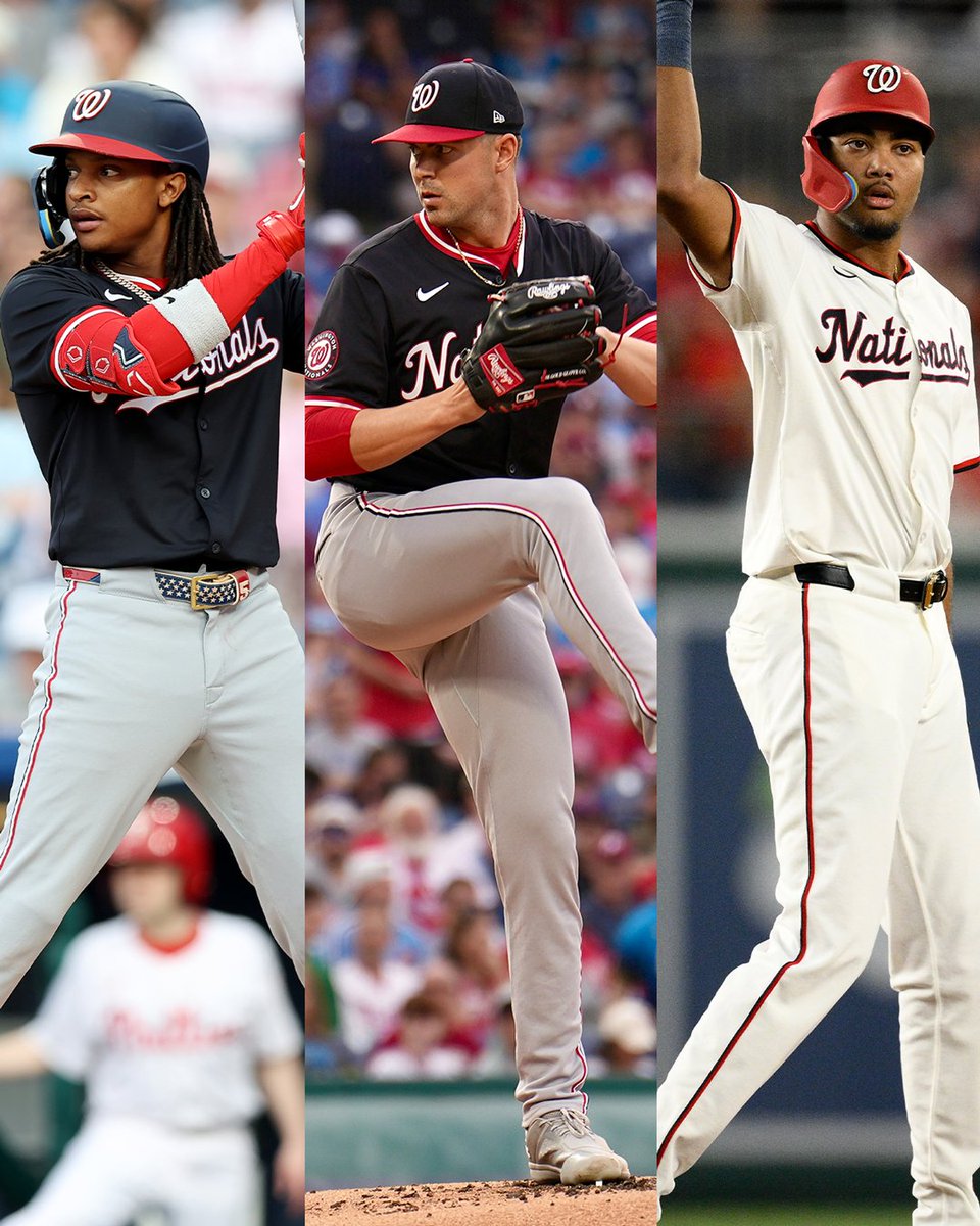 MLB (@mlb) on Twitter photo Nearly three years later, the Juan Soto trade is paying off for the <a href="/Nationals/">Washington Nationals</a> 🔥
CJ Abrams:
.286/.355/.500, 11 XBH, 8 SB
MacKenzie Gore:
3.33 ERA, 46 IP, 68 Ks, 13.3 K/9
James Wood:
.281/.382/.555, 10 HR, 165 OPS+ Nearly three years later, the Juan Soto trade is paying off for the <a href="/Nationals/">Washington Nationals</a> 🔥
CJ Abrams:
.286/.355/.500, 11 XBH, 8 SB
MacKenzie Gore:
3.33 ERA, 46 IP, 68 Ks, 13.3 K/9
James Wood:
.281/.382/.555, 10 HR, 165 OPS+