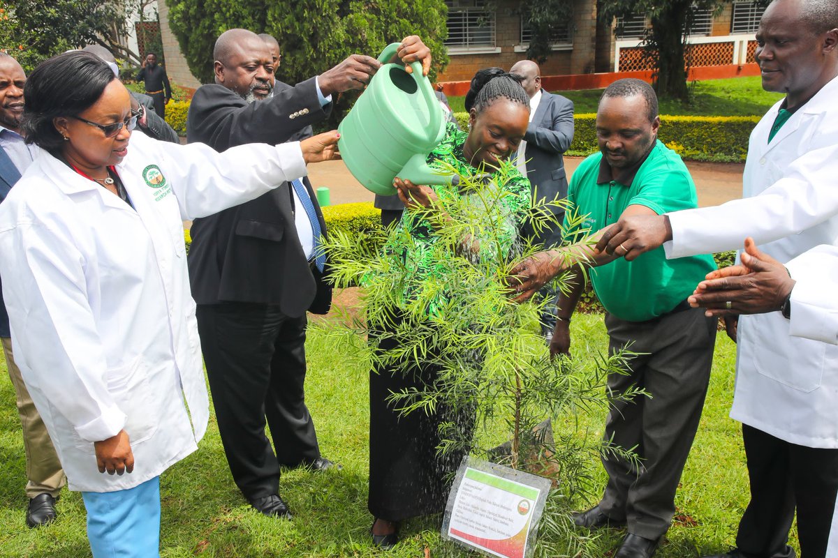 Environment_Ke's tweet photo. These facilities are instrumental in supporting Kenya’s ambitious target of growing 15 billion trees by 2032. 

These laboratories play a vital role in advancing research in pest control, enhancing tree species through biotechnology, and mass-producing high-quality, ... https://t.co/0JVolUJ5FV