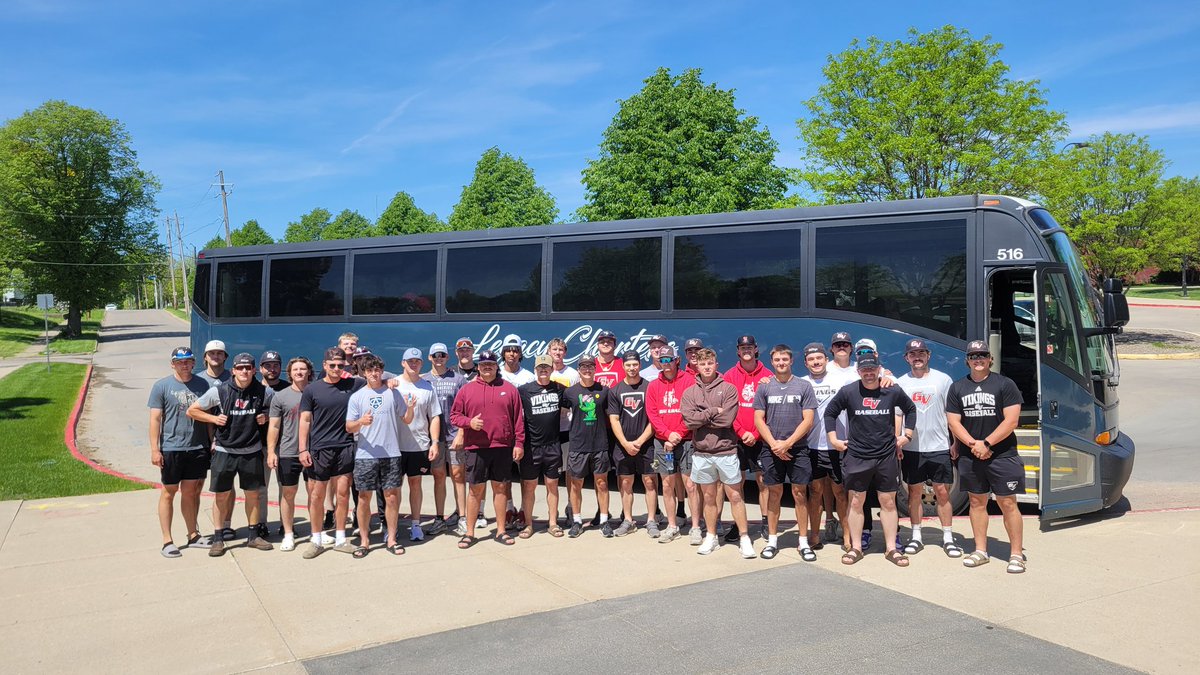 Doug Brinker (@brinks159) on Twitter photo The Vikings are off to the opening round National Championship in Upland, Indiana <a href="/GVBaseball_/">Grand View Baseball</a> <a href="/VikingAthletics/">Viking Athletics</a> The Vikings are off to the opening round National Championship in Upland, Indiana <a href="/GVBaseball_/">Grand View Baseball</a> <a href="/VikingAthletics/">Viking Athletics</a>