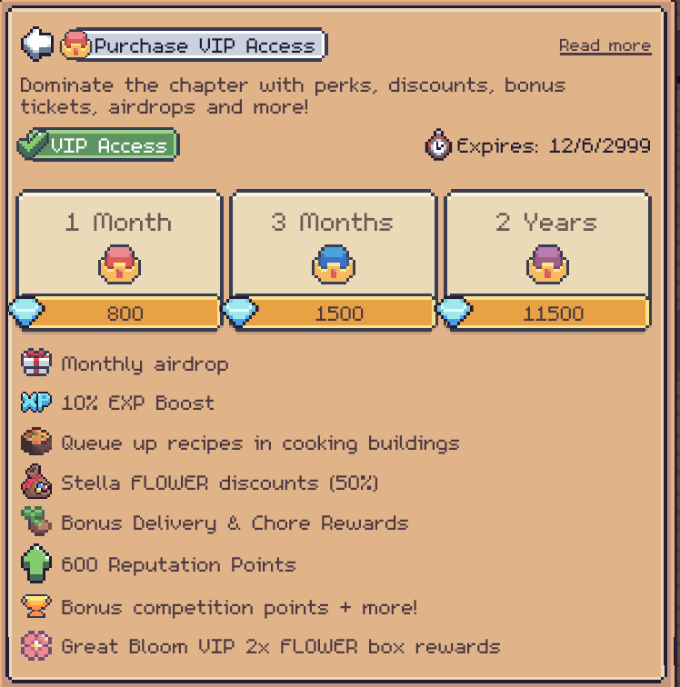 Rudolph, the Bumpkin 🌻 (@rodolfod_dias) on Twitter photo VIP access is a game changer when playing <a href="/0xSunflowerLand/">Sunflower Land</a>. I am giving away 1 Month VIP for one lucky Bumpkin that complete the following steps:
1- Follow me and <a href="/0xSunflowerLand/">Sunflower Land</a>
2- Retweet this post
3- Leave a comment with your Farm ID tagging a friend
Deadline for entries: VIP access is a game changer when playing <a href="/0xSunflowerLand/">Sunflower Land</a>. I am giving away 1 Month VIP for one lucky Bumpkin that complete the following steps:
1- Follow me and <a href="/0xSunflowerLand/">Sunflower Land</a>
2- Retweet this post
3- Leave a comment with your Farm ID tagging a friend
Deadline for entries: