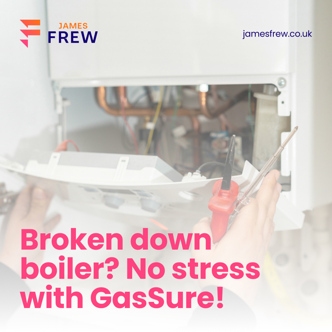 Boiler breakdown? No stress with GasSure.

Our GasSure Home Plans by James Frew offers year-round peace of mind with comprehensive boiler cover!

📆 Annual service
🛠️ Parts &amp; labour included
☎️ 24/7 emergency support
💰 No excess fees

Choose your plan 👉 shorturl.at/TnwtJ