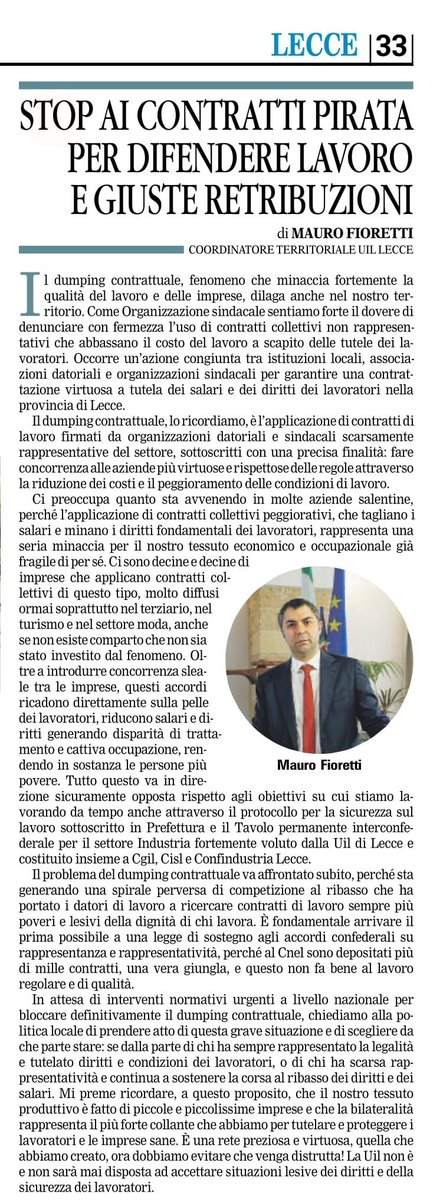 Coordinamento UIL Lecce tweet media