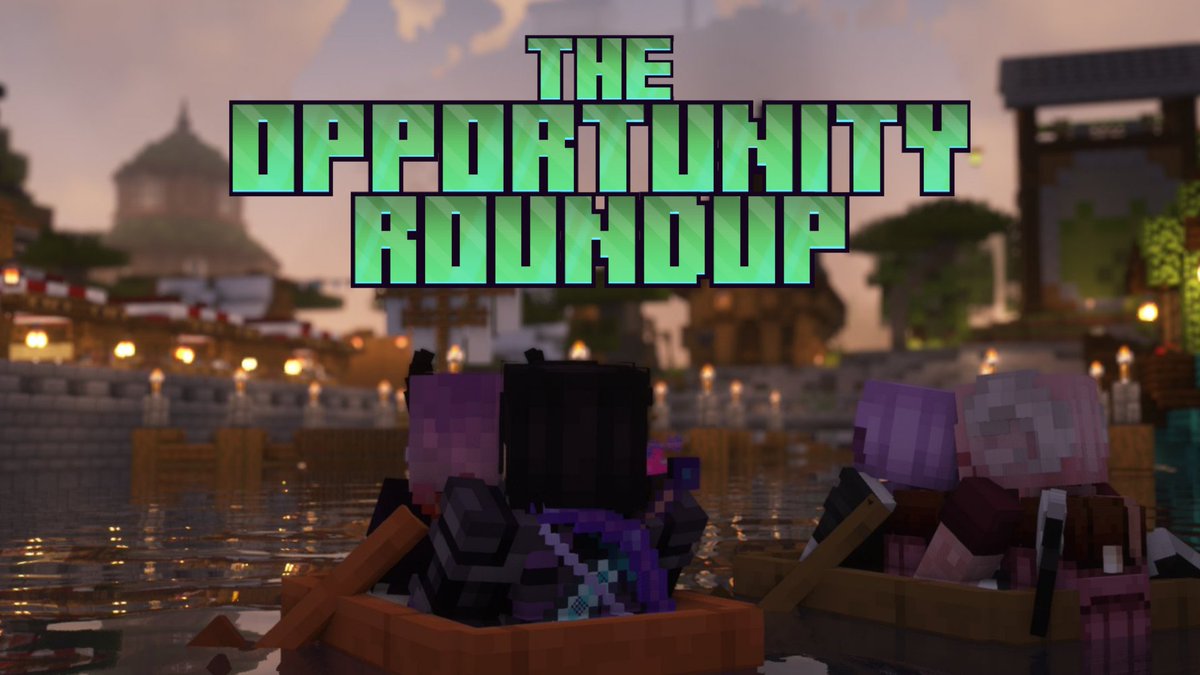 This week's roundups are out now, featuring the latest Minecraft events, news and opportunities!  ⛏️   Link in reply or bio 👇