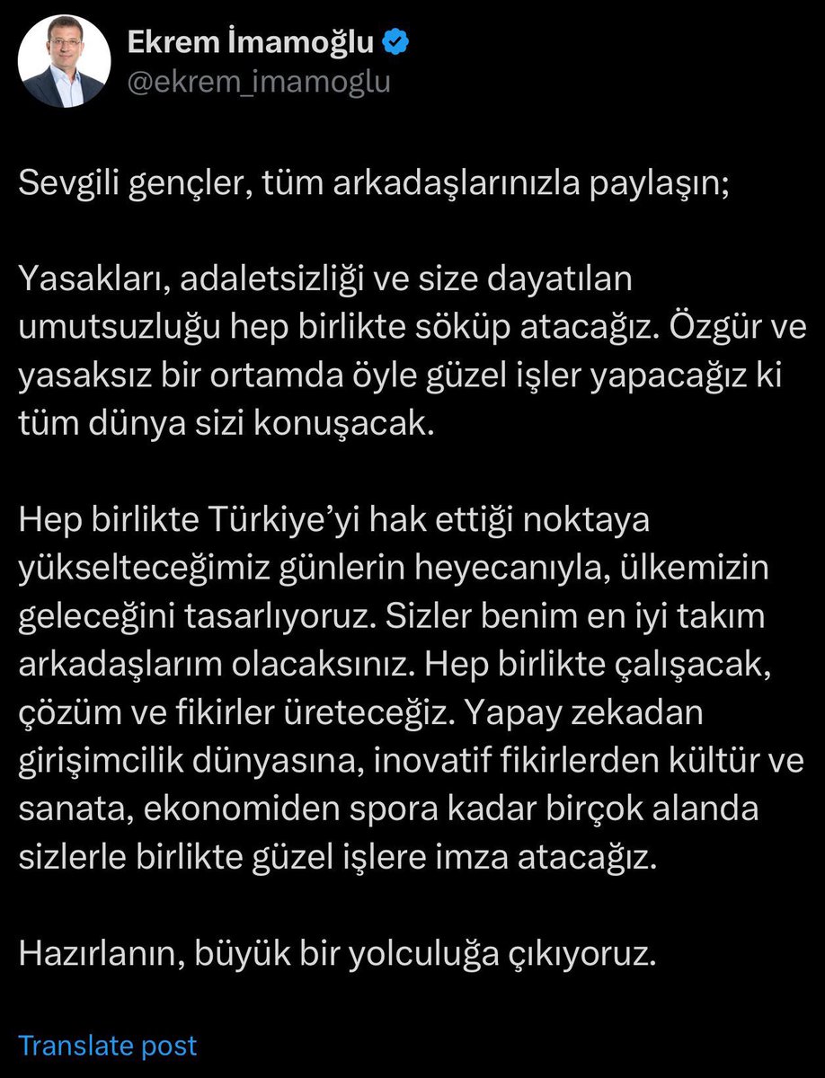 BİZ HAZIRIZ.
#imamoğluheryerde