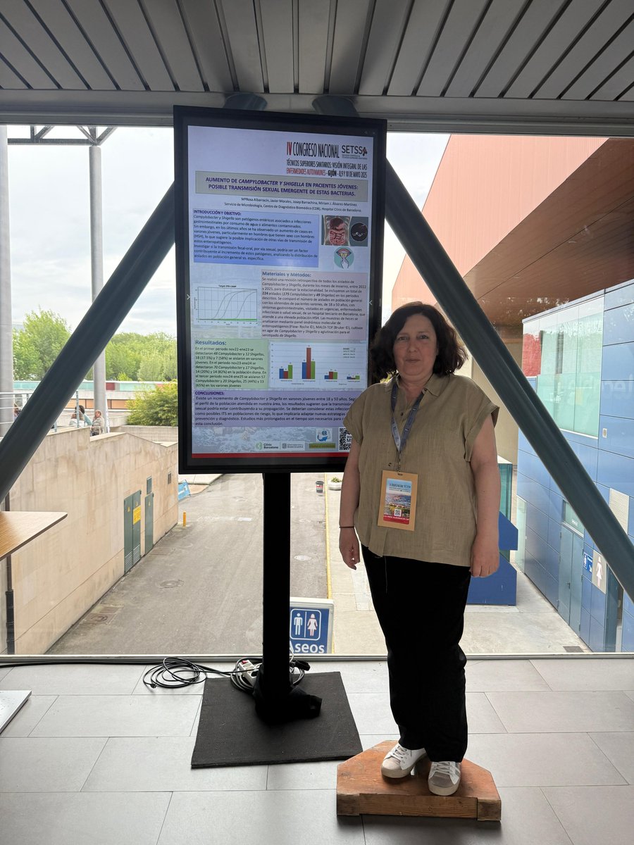 Microbiologia H.Clínic Barcelona (@microclinicbcn) on Twitter photo Esta tarde, nuestras compañeras Vicky Lasheras y Rosa Albarracin han compartido sus trabajos en el IV congreso nacional de la Sociedad Española de Tecnicos Superiores sanitarios. Enhorabuena! <a href="/setss_tss/">SETSS- Sociedad Española de Técn. Sup. Sanitarios</a> <a href="/hospitalclinic/">Hospital Clínic</a> Esta tarde, nuestras compañeras Vicky Lasheras y Rosa Albarracin han compartido sus trabajos en el IV congreso nacional de la Sociedad Española de Tecnicos Superiores sanitarios. Enhorabuena! <a href="/setss_tss/">SETSS- Sociedad Española de Técn. Sup. Sanitarios</a> <a href="/hospitalclinic/">Hospital Clínic</a>