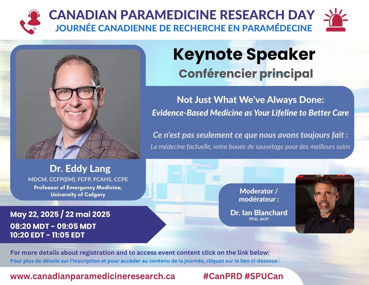 Canadian Paramedicine Research Day tweet media