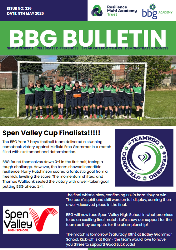 BBGAcademy's tweet photo. We are definitely in exam season now, and our Year 10 and 11 GCSE students have approached the week diligently and maturely. You can celebrate our week's successes with us in this week's BBG Bulletin #TeamBBG💙💚💙
https://t.co/1SMqupgK9t https://t.co/spMUjr9eQQ