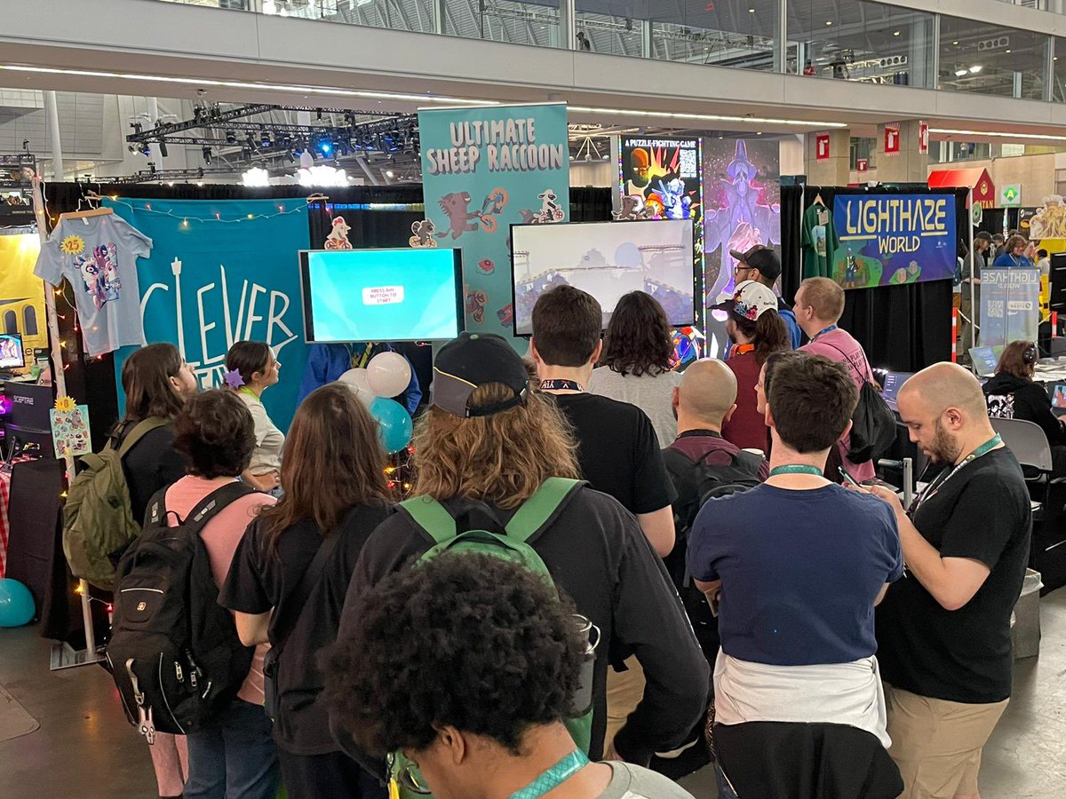 Are you at #PAXEast2025? 

Come play Ultimate Sheep Raccoon at booth 17093 and meet the devs! 

(Not at PAX? You can still play the free demo on Steam!)