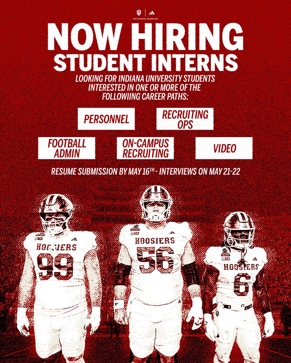 🚨 Applications are now open for 2025-26 #IUFB Interns! 🚨

Apply here: bit.ly/4jNkV65
