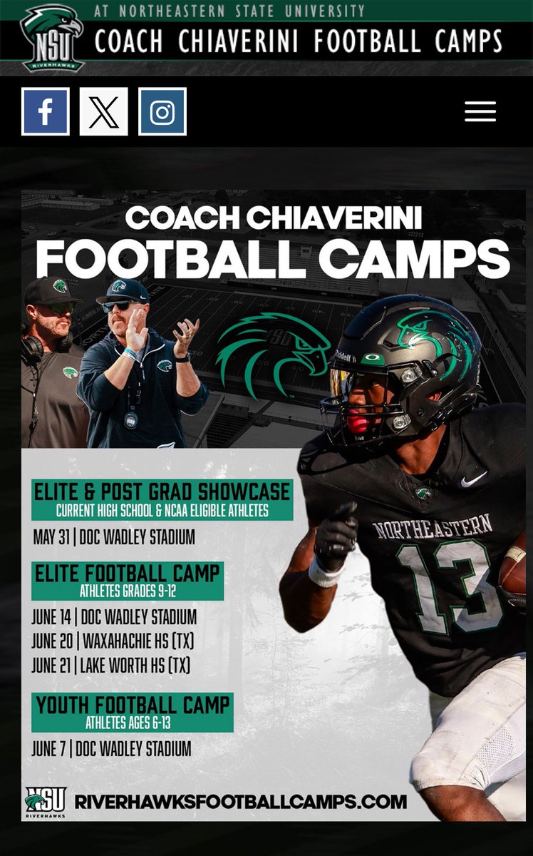 Brett LaDuke (@brett_laduke) on Twitter photo Thank you <a href="/CoachCorwin1/">Landon Corwin</a> and <a href="/NSU_Football/">Northeastern State Football</a> for the camp invite! Looking forward to it!
<a href="/ScotsRecruiting/">Highland Park Scots Recruiting</a> <a href="/cory_coach/">Coach Cory</a> <a href="/air14football/">Kevin Murray</a> <a href="/OldSchoolQB/">OldSchoolQB</a> <a href="/TeamGrind/">TeamGRINDβ’οΈ</a> <a href="/TGrindAthletics/">TeamGrindAthletics</a> Thank you <a href="/CoachCorwin1/">Landon Corwin</a> and <a href="/NSU_Football/">Northeastern State Football</a> for the camp invite! Looking forward to it!
<a href="/ScotsRecruiting/">Highland Park Scots Recruiting</a> <a href="/cory_coach/">Coach Cory</a> <a href="/air14football/">Kevin Murray</a> <a href="/OldSchoolQB/">OldSchoolQB</a> <a href="/TeamGrind/">TeamGRINDβ’οΈ</a> <a href="/TGrindAthletics/">TeamGrindAthletics</a>