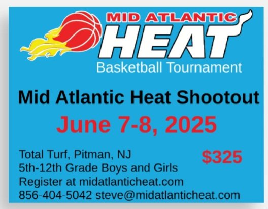 SLOTS FILLING UP! 🏀 Register today @ midatlanticheat.com #mahtournaments