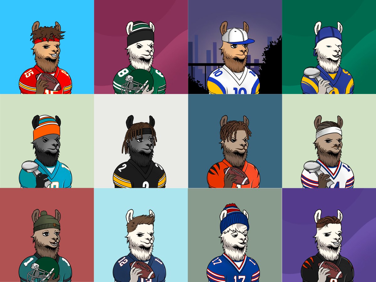 TheLlamaZone's tweet photo. They ruled the gridiron. π
Now, they graze in the Zone. π¦
Twelve legendary NFL players β reimagined as llamas.
No flags π© No drama π Just pure game spirit π₯
Which squad are you cheering for? π«‘
#LlamaZone https://t.co/UNxyc4zyzz