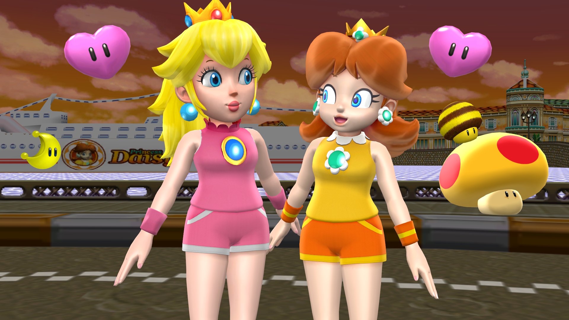 ✨マリオ＆ピーチです✨ マリオ & ピーチ ペアセット S（スーパーマリオ ALL STAR