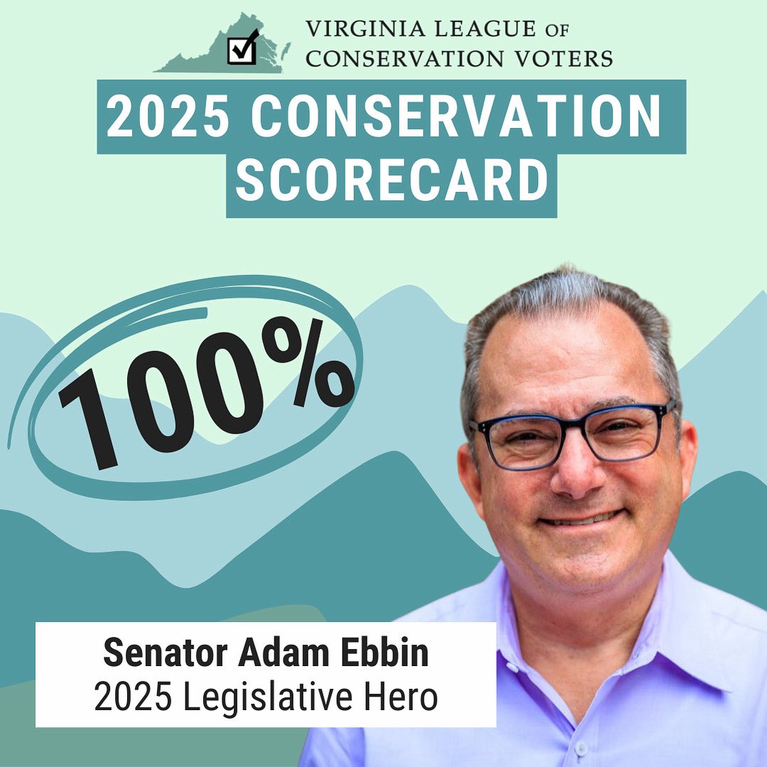 Adam Ebbin 🇺🇦 (@adamebbin) on Twitter photo Happy to announce I’ve received a 100% in the 2025 Virginia League of Conservation Voters’ Conservation Scorecard. This honor underscores my dedication to safeguarding a healthy environment. #2025ConservationScorecard <a href="/VirginiaLCV/">Virginia LCV</a> Happy to announce I’ve received a 100% in the 2025 Virginia League of Conservation Voters’ Conservation Scorecard. This honor underscores my dedication to safeguarding a healthy environment. #2025ConservationScorecard <a href="/VirginiaLCV/">Virginia LCV</a>