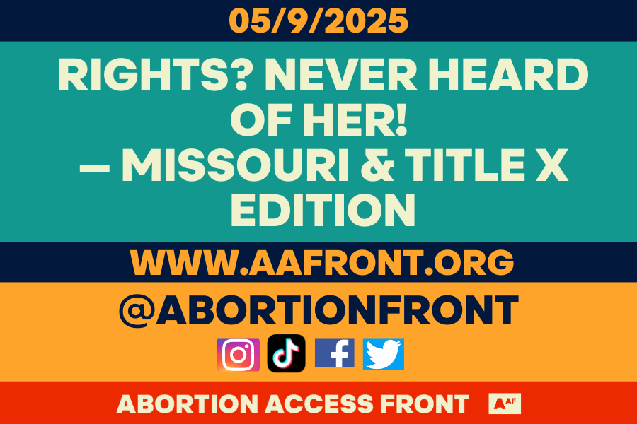 It isn’t Friday without a good, heaping dose of feminist snark about the week’s news from Abortion Access Front, amirite? So check out the down and dirty deets and get a few ways you can fight back!
bust.com/rights-never-h…