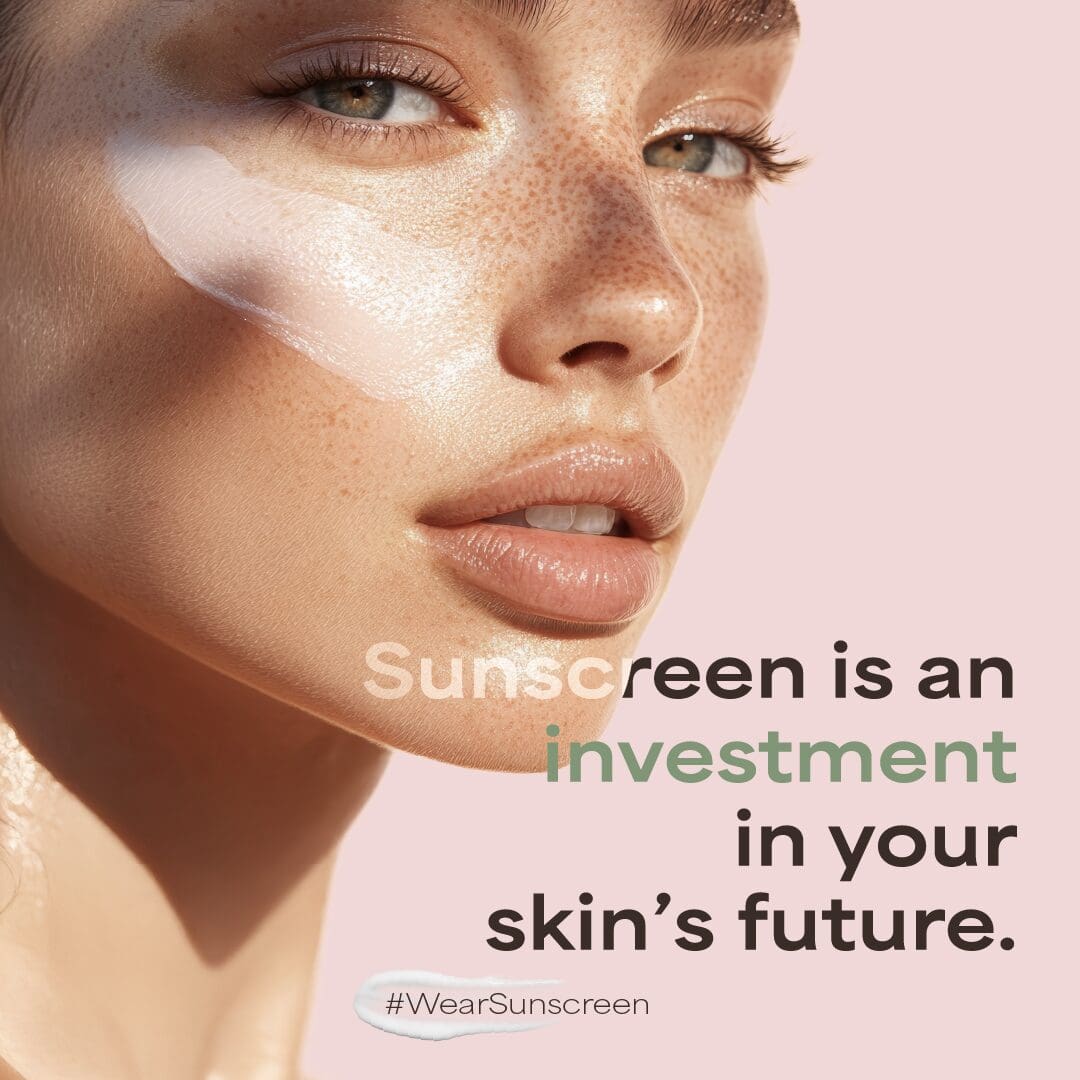 Whether you’re in your 20s or your 60s, sunscreen should be part of your daily routine to reduce your risk of skin cancer. Sunscreen helps block harmful UV rays that can cause sunburn and skin aging. #WearSunscreen