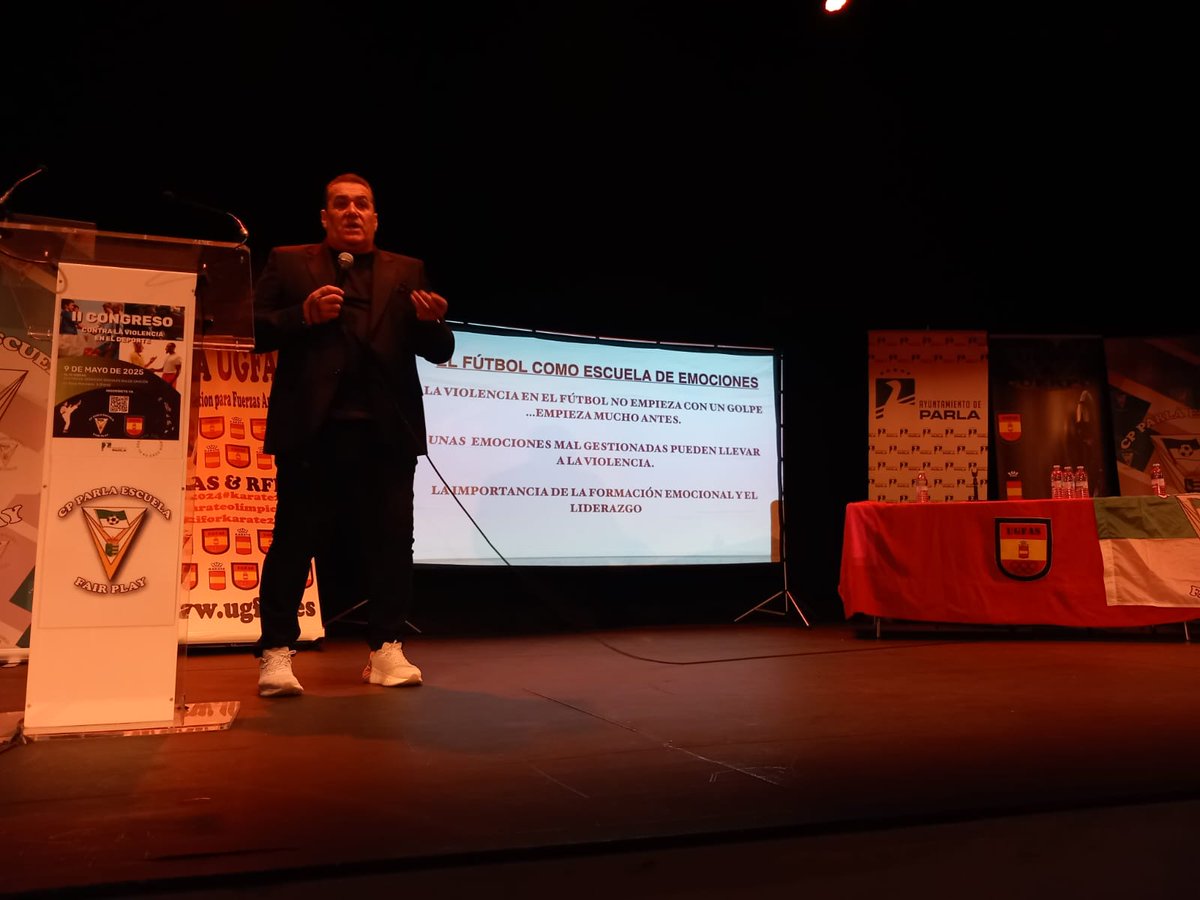 🎯 Más de 200 asistentes en el II Congreso contra la Violencia en el Deporte celebrado en Parla:

Ponencias, talleres y mesas redondas con referentes del deporte, la psicología y la comunicación. UGFAS participó junto a grandes entidades por un deporte más justo.

#UGFAS #Parla #