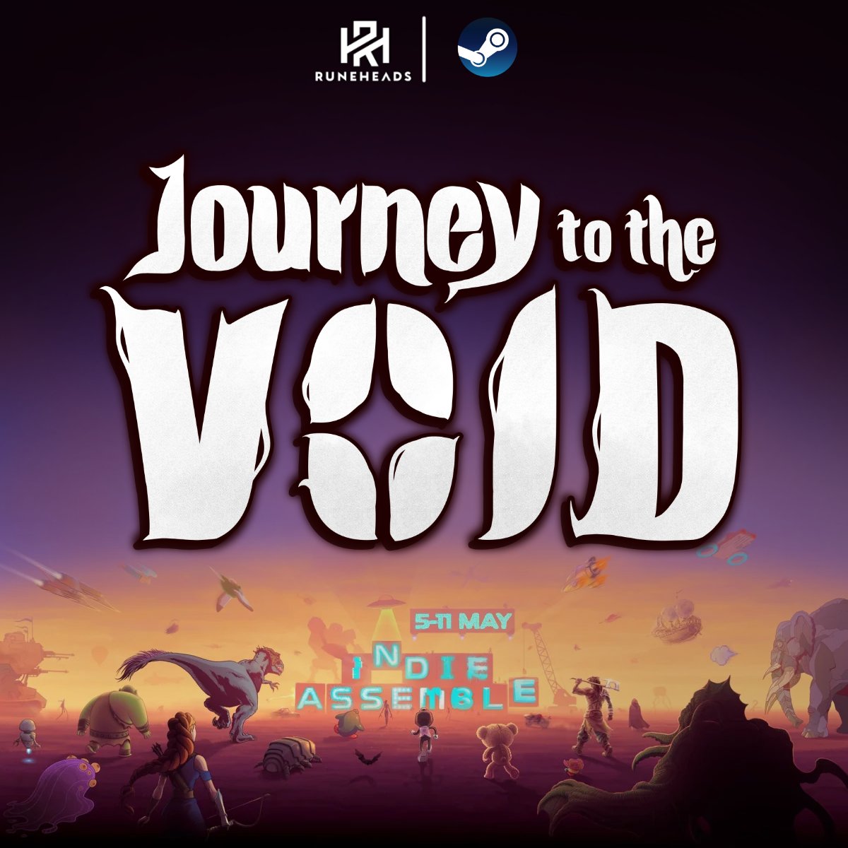 Journey to the Void is participating in #IndieAssemble! We're delighted to be part of this global celebration of Indie Games on Steam, from 5-11th May, featuring more than 1000 games from around the world.
store.steampowered.com/app/3210490/Jo…
#indiegames #indieshowcase #gamedev #steam