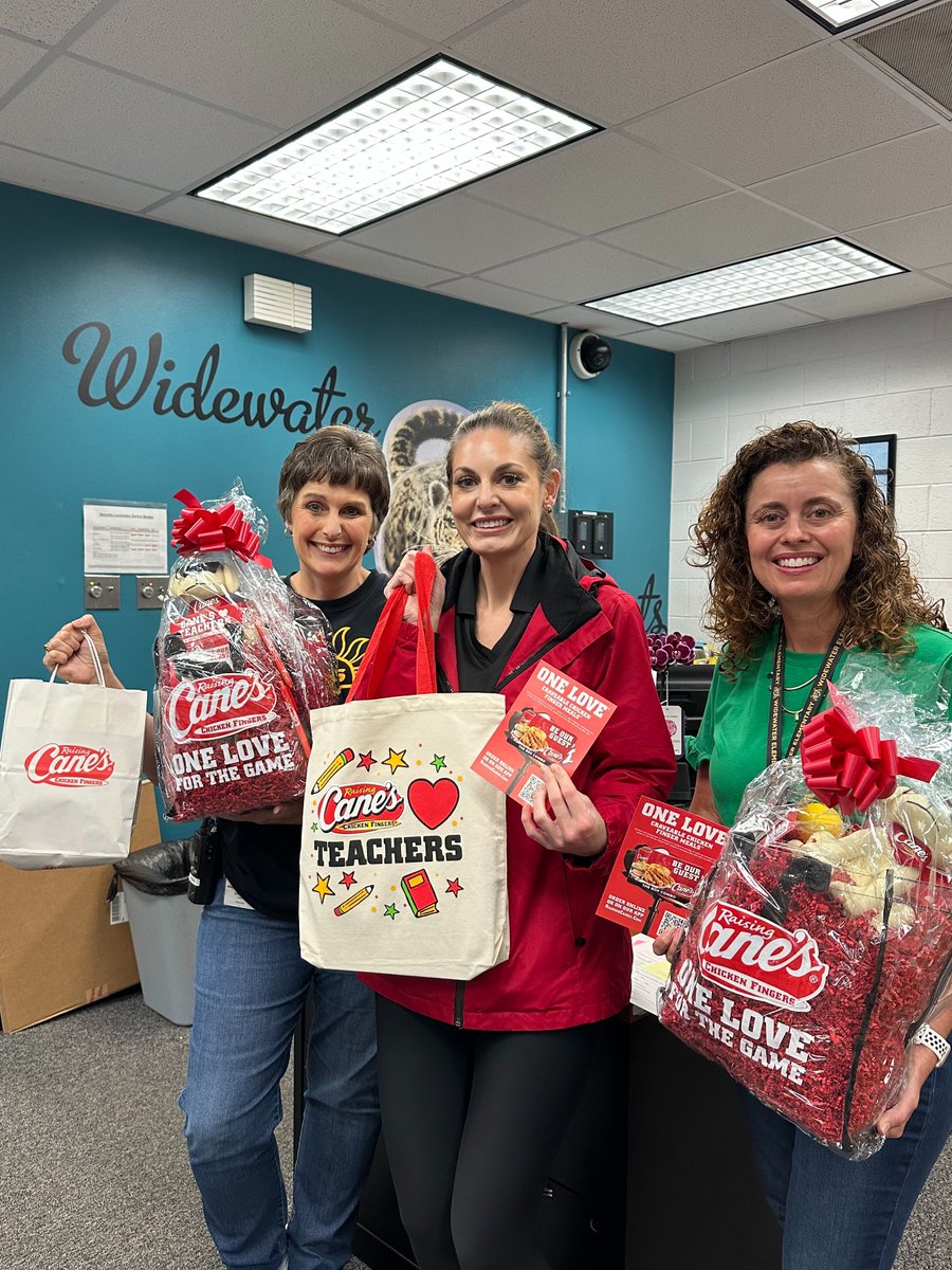 Thank you Fredericksburg <a href="/raisingcanes/">Raising Cane's</a> for your incredible donation for our teachers today! We are so thankful for your partnership and support of our outstanding educators! #WESTogetherWeRise #EmpoweredToSucceed <a href="/SCPSchools/">Stafford Schools</a>
