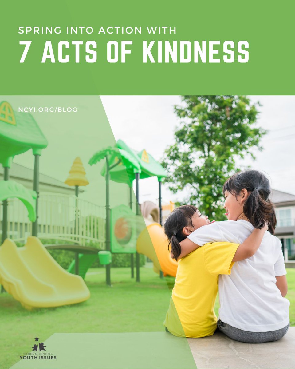 Spring is in the air! Now is the perfect time to spread some love and #kindness to others. Here are seven ways you can show acts of kindness this spring.
Act of Kindness #1: Plant It! - Offer to plant a garden for an elderly neighbor or family member. 
ncyi.org/spring-into-ac…