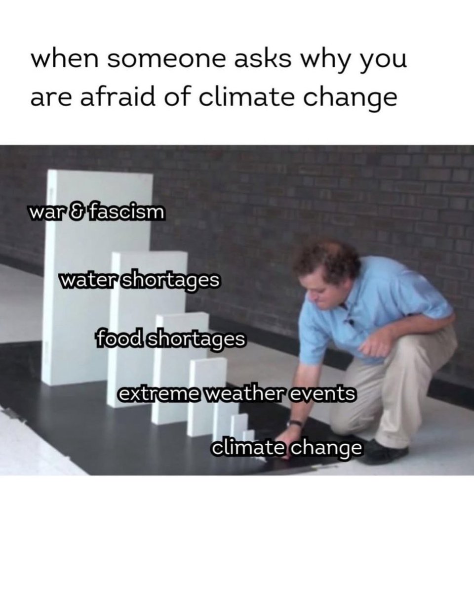 Stop the dominoes falling.