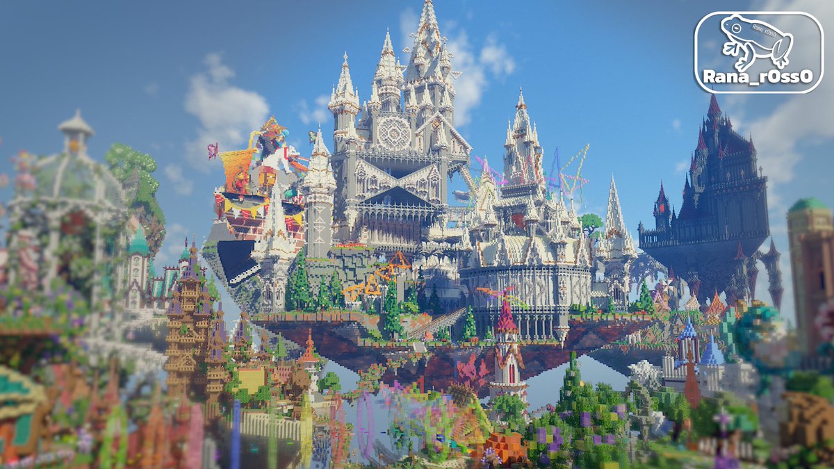 Rana_r0ss0's tweet image. △三角要素を盛り込んだお城△
 in #かたちの国

#Minecraft 
#PCGamePass