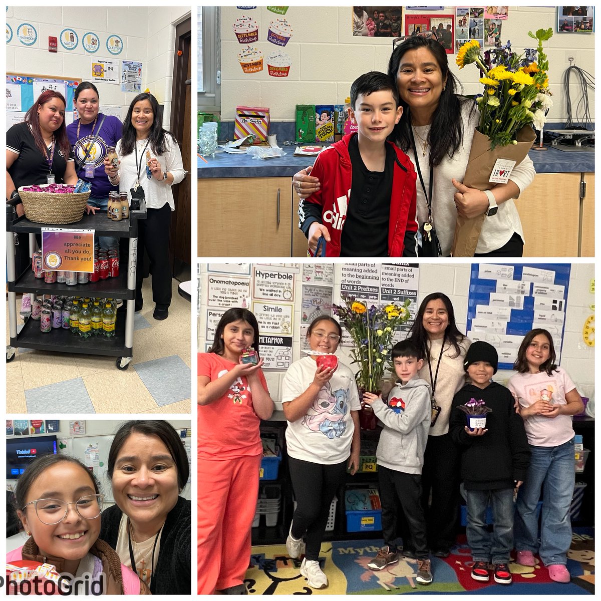 I feel the love! My heart is overwhelmed with joy. Blessed to work for our beautiful families/community in <a href="/BerwynSouth100/">Berwyn South District 100</a> #TeacherAppreciationWeek #thankyou #d100inspires #komenskylionpride