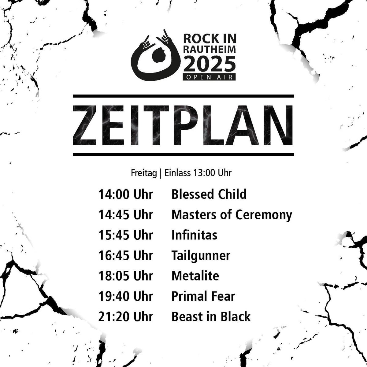 Beasts, Rock in Rautheim is officially SOLD OUT!
See you at 21:20 sharp! 🔥

#BeastInBlack #RockInRautheim