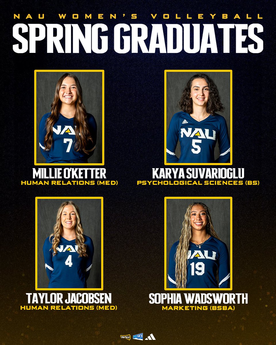 𝐋𝐮𝐦𝐛𝐞𝐫𝐣𝐚𝐜𝐤𝐬 𝐟𝐨𝐫 𝐥𝐢𝐟𝐞 🪓

Congratulations to our spring graduates 🎓✨

#RaiseTheFlag | #BigSkyVB
