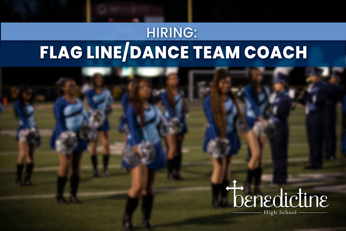 Our Marching Band is hiring a Flag Line/Dance Team Coach for the 2025-2026 School Year! Interested candidates should visit the link here: linktr.ee/BenedictineHS