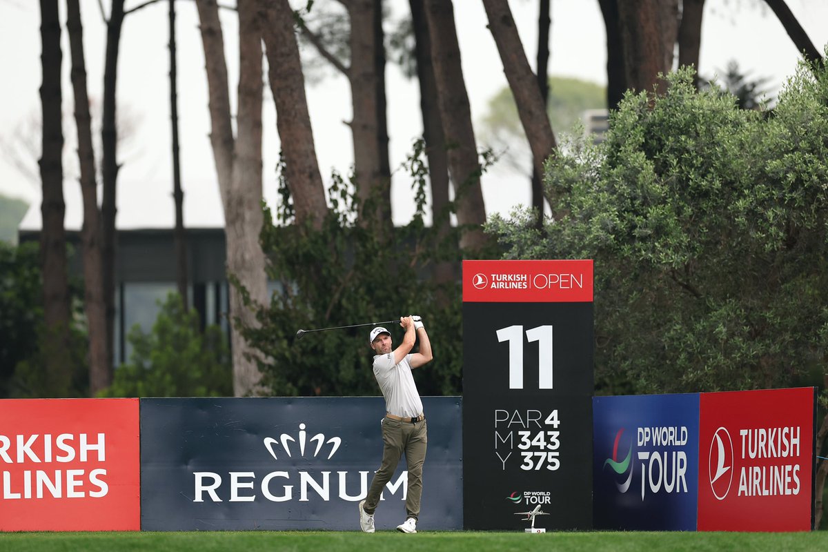 Delighted with a birdie at the last to squeeze into the weekend here in Turkey!