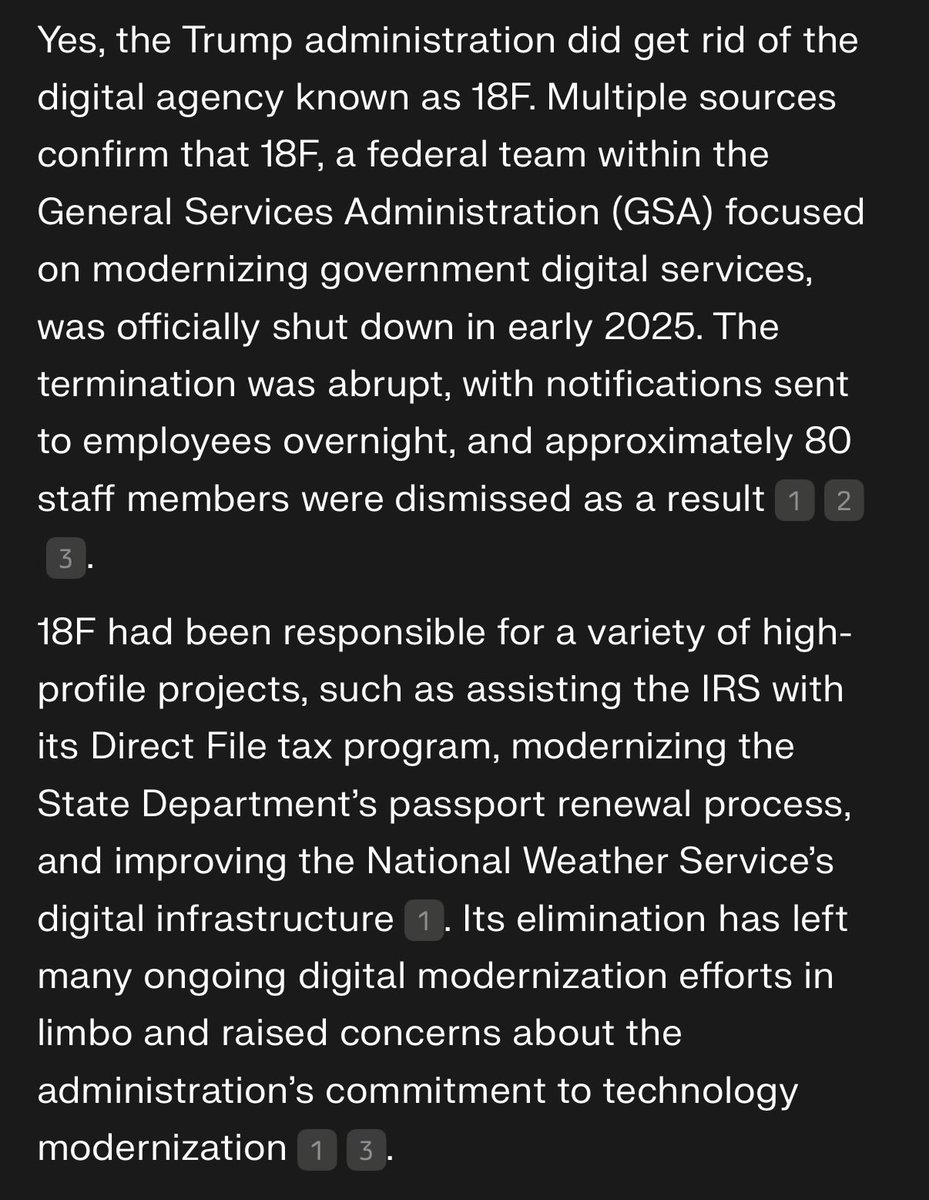 Mike Rundle (@flyosity) on Twitter photo <a href="/ArmandDoma/">Armand Domalewski</a> this is exactly what 18F was doing across the federal govt before Trump killed the group a few months ago <a href="/ArmandDoma/">Armand Domalewski</a> this is exactly what 18F was doing across the federal govt before Trump killed the group a few months ago