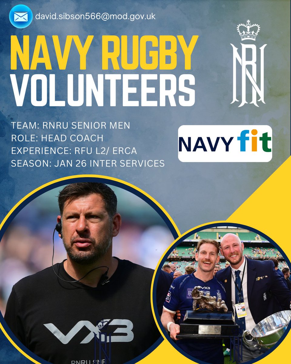Royal Navy Rugby (@rnrugby) on Twitter photo Big shoes to fill...
Details on the website: navyrugbyunion.co.uk/47/903/senior-…
#GoNavy #NavyRugby #NavyFit
📷 <a href="/ppauk/">PPA Sports Content</a> Big shoes to fill...
Details on the website: navyrugbyunion.co.uk/47/903/senior-…
#GoNavy #NavyRugby #NavyFit
📷 <a href="/ppauk/">PPA Sports Content</a>