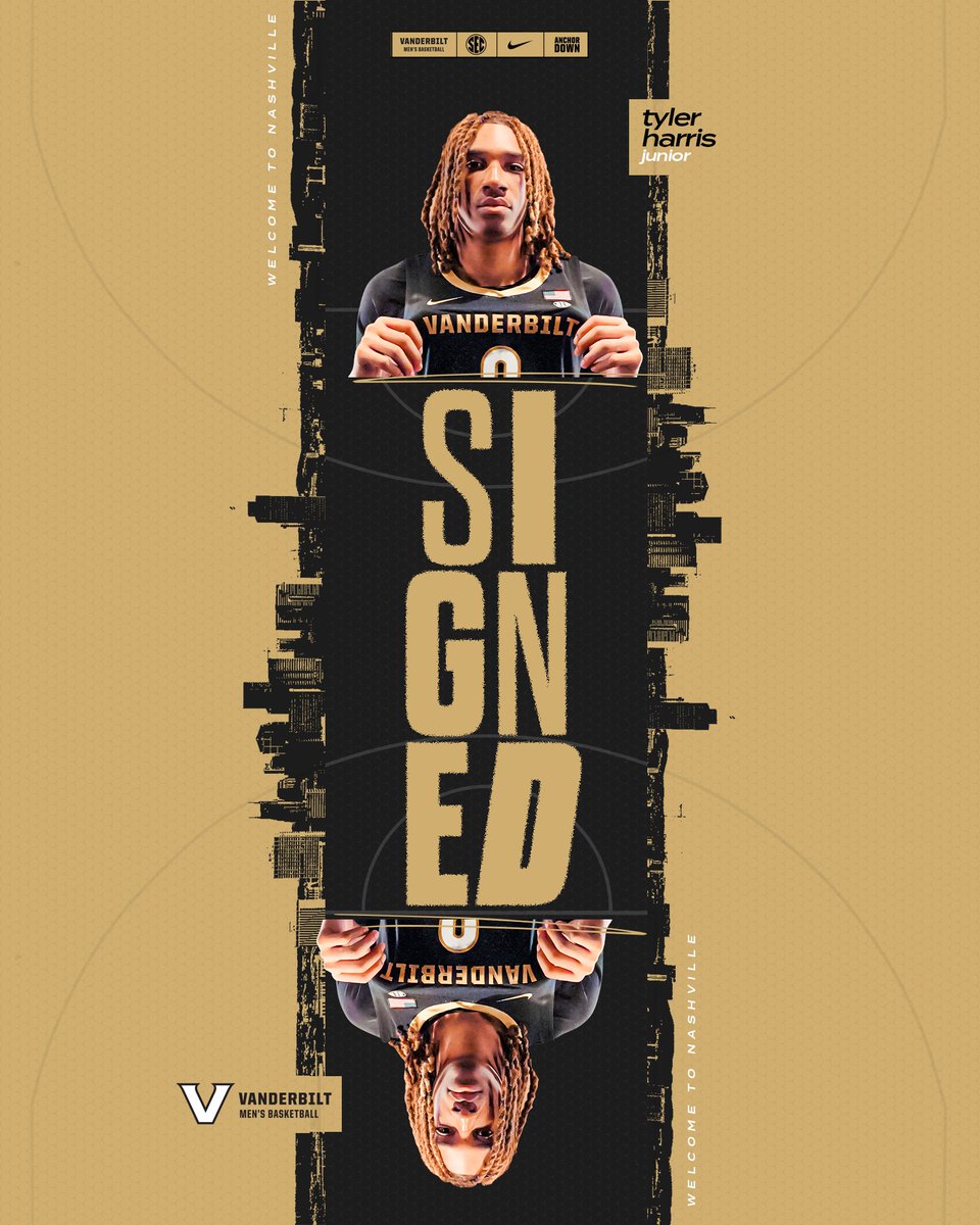 𝑶𝒇𝒇𝒊𝒄𝒊𝒂𝒍 ✍️

Sharpshooting, dynamic guard Tyler Harris is the newest Commodore ⚓️

🔗 vu.edu/mbb-tyler-harr…

#AnchorDown⚓️⬇️