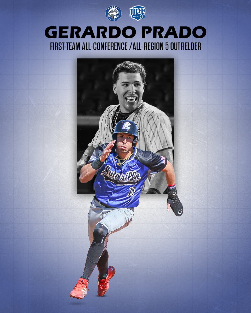 Amarillo College Baseball (@acbaseball806) on Twitter photo Gerardo Prado shattered 7 school records during his 2 seasons with the Badgers.
The OU recruit hit a .409 average in WJCAC play this spring and rewrote the program’s single-season records for hits (83), doubles (23), and stolen bases (24).
Congratulations <a href="/gerardoprado_1/">Gerardo Prado</a> Gerardo Prado shattered 7 school records during his 2 seasons with the Badgers.
The OU recruit hit a .409 average in WJCAC play this spring and rewrote the program’s single-season records for hits (83), doubles (23), and stolen bases (24).
Congratulations <a href="/gerardoprado_1/">Gerardo Prado</a>