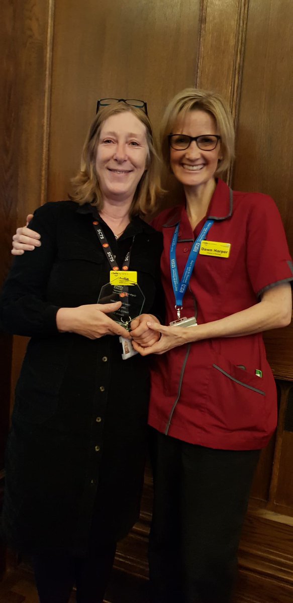 The chief nurse award went to our very deserving award Sister Julie Downer 💙