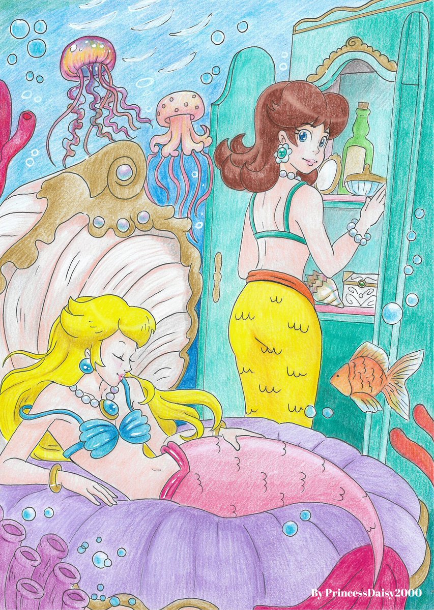 🐚𝗨𝗻𝗱𝗲𝗿 𝗧𝗵𝗲 𝗦𝗲𝗮🫧 two lovely mermaids for mermay 2025