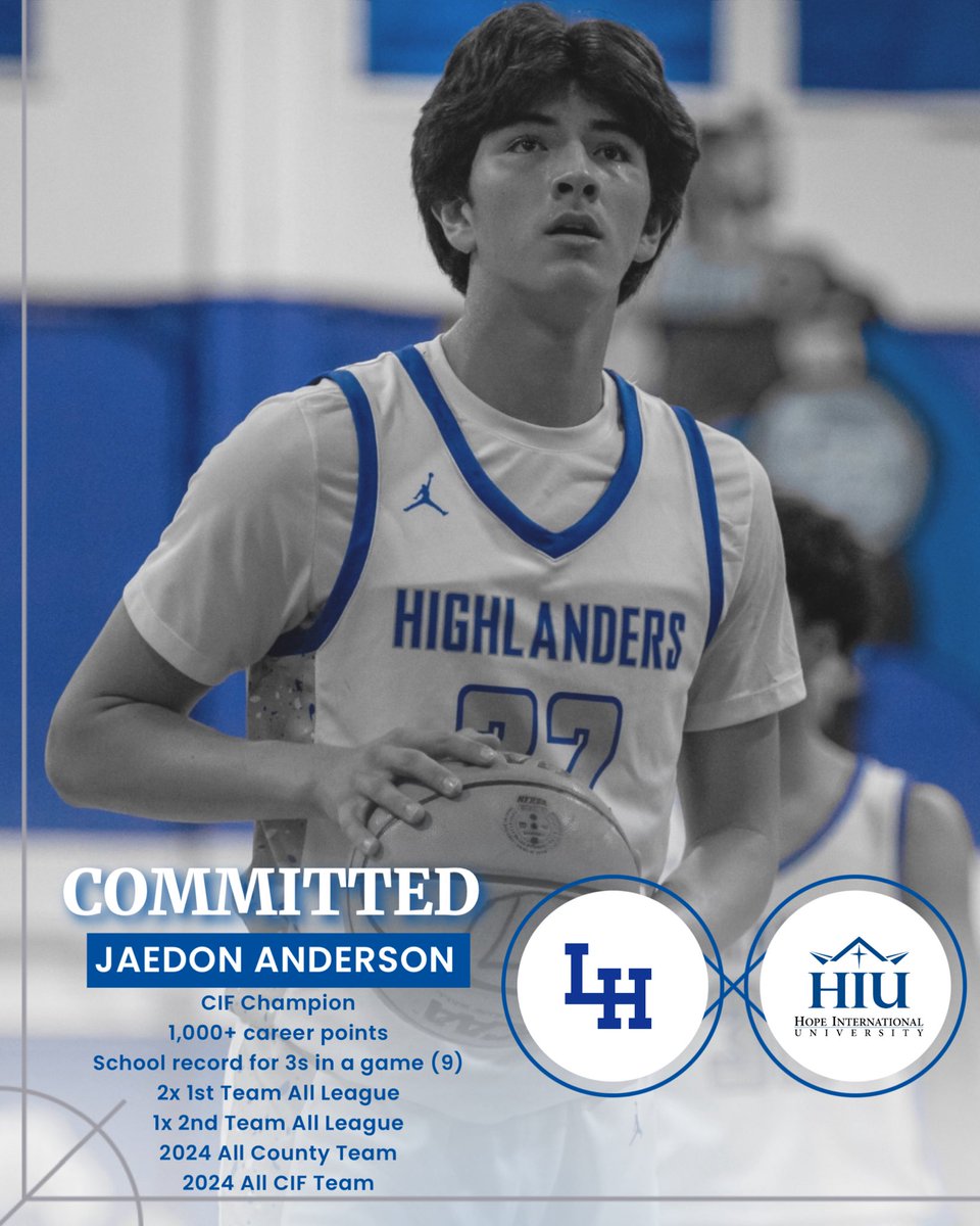 La Habra HS Basketball (@lhhs_basketball) on Twitter photo Congratulations to <a href="/jae_anderson8/">Jaedon Anderson</a> on his commitment to Hope International University 🏴🏀
#WeCulture #BetterEveryday
<a href="/ocvarsity/">ocvarsity</a> <a href="/SteveFryer/">Steve Fryer</a> <a href="/OCSportsZone/">OC Sports Zone</a> <a href="/SGVNSports/">Fred J. Robledo 👨🏻💻</a> <a href="/James_Escarcega/">James Escarcega 📈🏈🏀⚾️🥎 🤼🤽🏽♂️🏊🏼♀️🏌🏻⚽️</a> <a href="/MattyK31/">Matthew Kovach</a> @scholseries <a href="/LACourtReport/">LA Court Report</a> <a href="/toddmalecki/">Icemen🏀/Recruiter/Desert Valley/Rising ⭐Stars</a> <a href="/FullTimeHoops1/">Aaron Burgin</a> <a href="/FrankieBur/">Frank Burlison</a> <a href="/latsondheimer/">eric sondheimer</a> Congratulations to <a href="/jae_anderson8/">Jaedon Anderson</a> on his commitment to Hope International University 🏴🏀
#WeCulture #BetterEveryday
<a href="/ocvarsity/">ocvarsity</a> <a href="/SteveFryer/">Steve Fryer</a> <a href="/OCSportsZone/">OC Sports Zone</a> <a href="/SGVNSports/">Fred J. Robledo 👨🏻💻</a> <a href="/James_Escarcega/">James Escarcega 📈🏈🏀⚾️🥎 🤼🤽🏽♂️🏊🏼♀️🏌🏻⚽️</a> <a href="/MattyK31/">Matthew Kovach</a> @scholseries <a href="/LACourtReport/">LA Court Report</a> <a href="/toddmalecki/">Icemen🏀/Recruiter/Desert Valley/Rising ⭐Stars</a> <a href="/FullTimeHoops1/">Aaron Burgin</a> <a href="/FrankieBur/">Frank Burlison</a> <a href="/latsondheimer/">eric sondheimer</a>