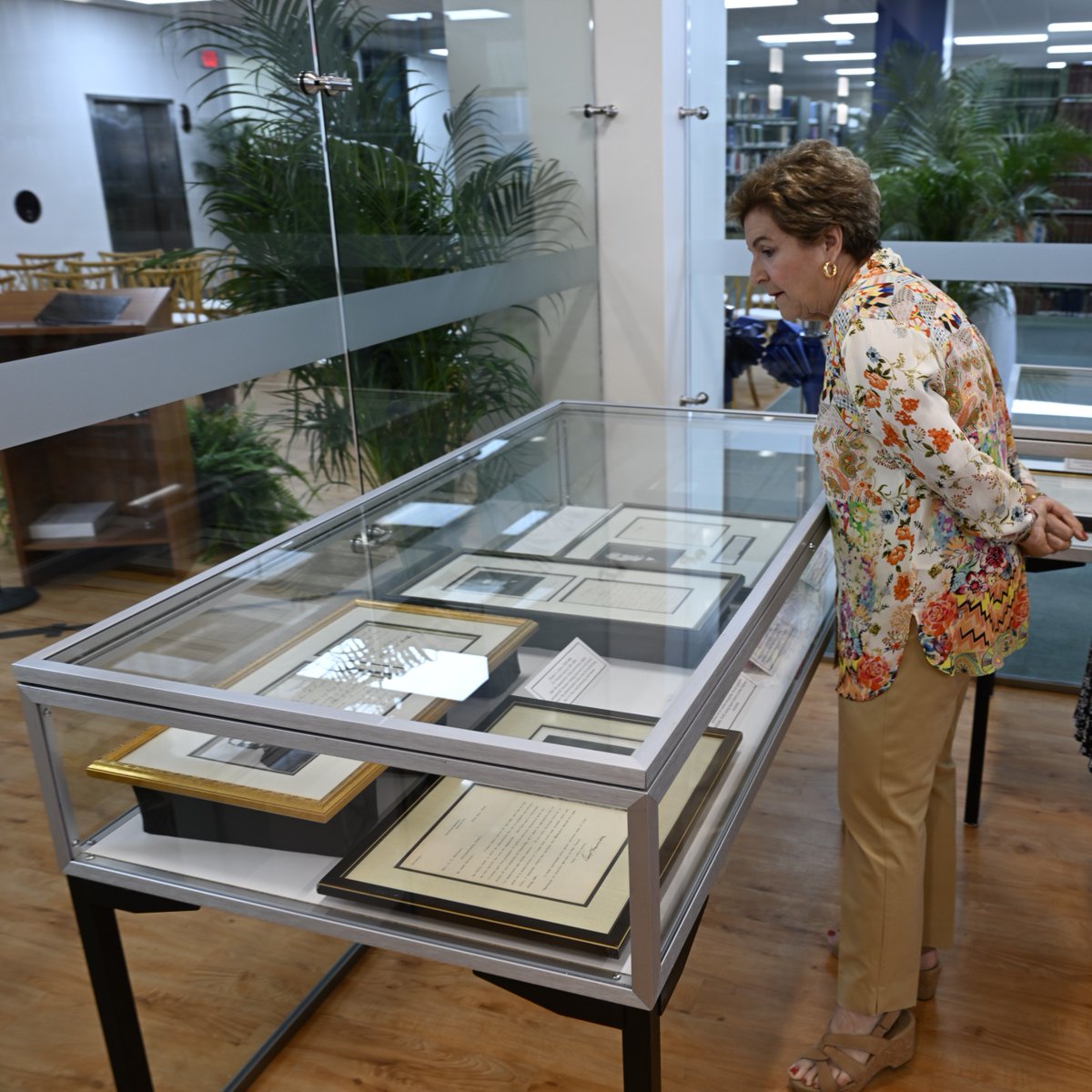 What a special day! Today, we celebrated the opening of the Alan B. and Charna Larkin American Presidential Study, a space dedicated to preserving history and inspiring future leaders.