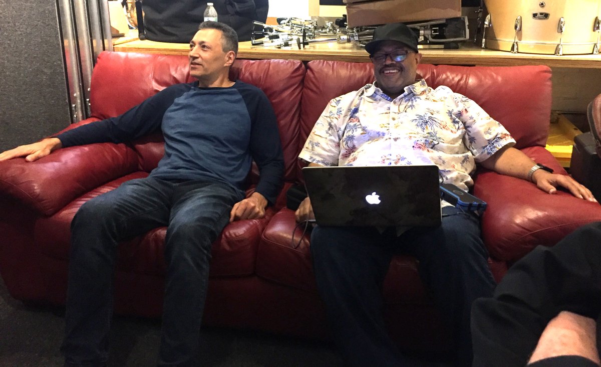 THE HANG...it's great at Drum Fantasy Camp! You'll have Vinny Valentino (guitar) and <a href="/hagarbenari/">Hagar Ben-Ari</a> in Dennis Chambers' class Aug. 2-6 in LA! Join them, along with <a href="/petererskine/">Peter Erskine</a>, Gavin Harrison &amp; <a href="/davewecklmusic/">Dave Weckl</a> for small classes and an amazing concert: drumfantasycamp.com