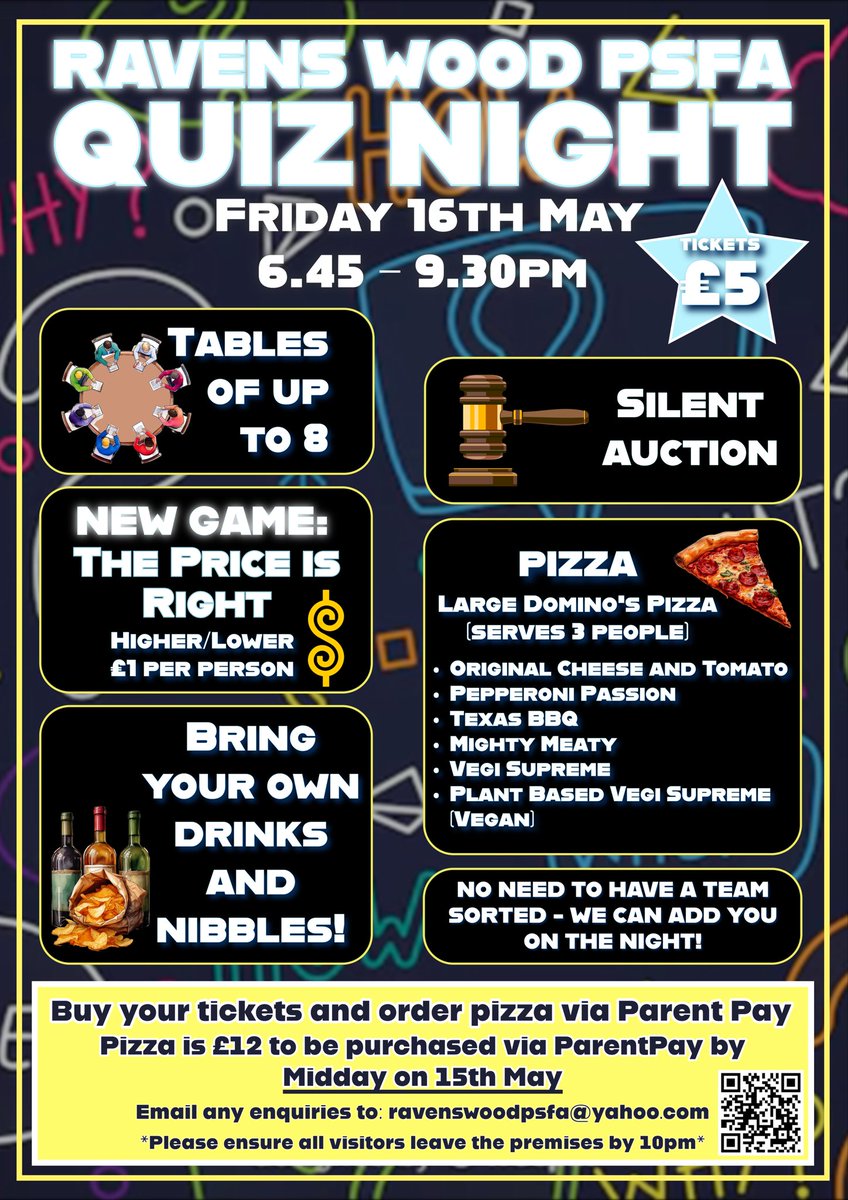 RWS PSFA Quiz Night!
🖤💚🖤💚