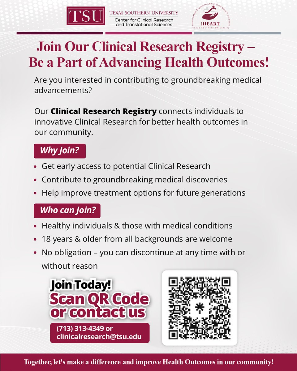 TSU's CBMHR - Community Engagement Core tweet media