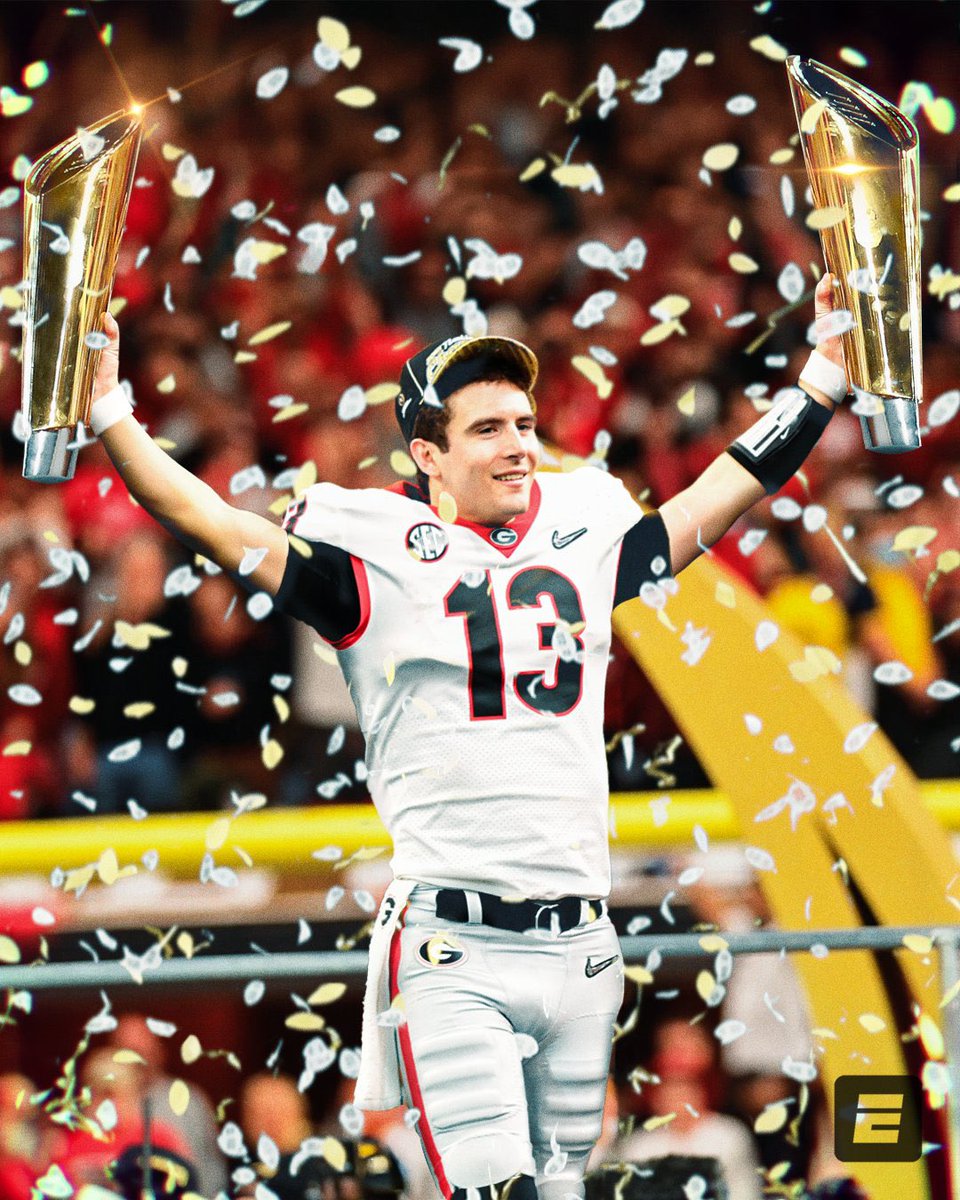 The traditional 4-year student graduating from the University of Georgia tonight and their football experience: 

2 National Championships
2 SEC Championships
Overall Record: 53-5
Home Record : 25-0 
vs. Florida: 4-0
vs. Ga Tech: 4-0
vs. Auburn: 4-0
vs. Tennessee: 4-0 
GLORY DAYS