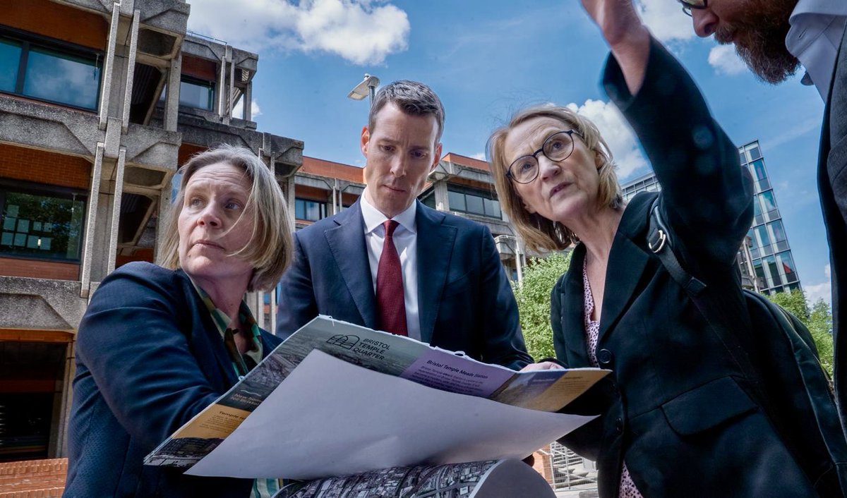 While in Bristol it was great to tour the Temple Quarter.

This regeneration project has huge potential to deliver homes, jobs and better transport infrastructure.

Progress is being made but government can do more to support transformational growth and great placemaking.