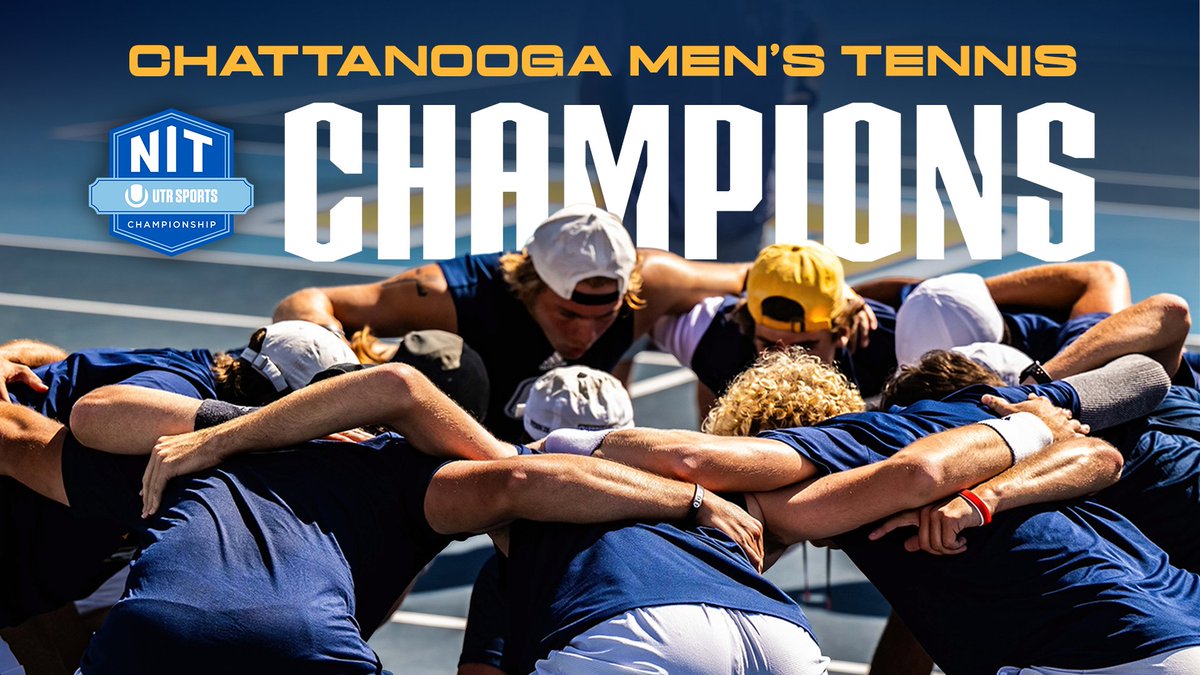 Chattanooga Mocs (@gomocs) on Twitter photo πππππππππ π
<a href="/GoMocsMTennis/">UTC Men's Tennis</a> captures the 2025 <a href="/UTR_Sports_/">UTR Sports</a> NIT Championship with a dramatic 4-2 win over Saint Mary's (CA) in the title match!
Final Results:
π gomocs.com/sports/mens-teβ¦
#GoMocs πππππππππ π
<a href="/GoMocsMTennis/">UTC Men's Tennis</a> captures the 2025 <a href="/UTR_Sports_/">UTR Sports</a> NIT Championship with a dramatic 4-2 win over Saint Mary's (CA) in the title match!
Final Results:
π gomocs.com/sports/mens-teβ¦
#GoMocs